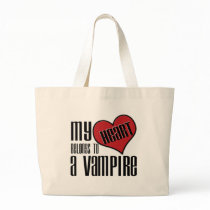 My Heart Belongs To A Vampire Bag