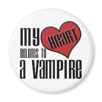 My Heart Belongs To A Vampire Magnets