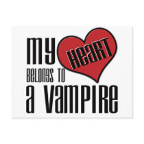 My Heart Belongs To A Vampire Postcards