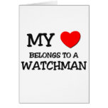 My Heart Belongs To A WATCHMAN cards