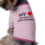 My Heart Belongs To A WEB DESIGNER pet clothing