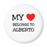My Heart Belongs to Alberto magnets