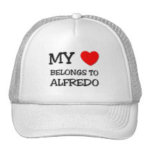 My Heart Belongs to Alfredo Trucker Hat