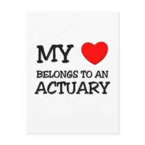 My Heart Belongs To An ACTUARY