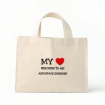 My Heart Belongs To An AEROSPACE ENGINEER Tote Bags