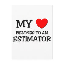 My Heart Belongs To An ESTIMATOR