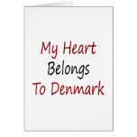 My Heart Belongs To Denmark Greeting Card