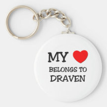 My Heart Belongs to Draven Keychains