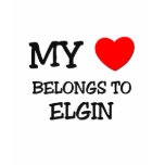 My heart belongs to ELGIN t-shirts