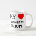 My Heart Belongs to Elliott Coffee Mugs