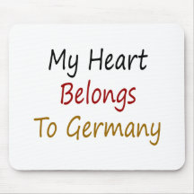 My Heart Belongs To Germany Mouse Pad