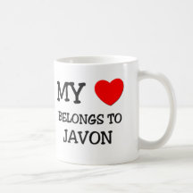 My Heart Belongs to Javon Coffee Mugs