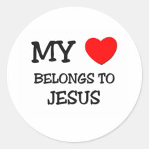 My Heart Belongs to Jesus Sticker