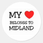My heart belongs to MIDLAND Stickers