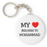 My Heart Belongs to Mohammad keychains