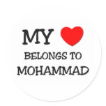 My Heart Belongs to Mohammad stickers