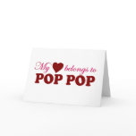 My Heart Belongs to Pop Pop cards