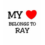 My Heart Belongs to Ray t-shirts