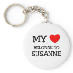 My Heart Belongs To SUSANNE keychains