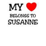 My Heart Belongs To SUSANNE t-shirts