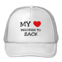 My Heart Belongs to Zack Hat