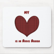 My Heart is in Addis Ababa Mouse Mats