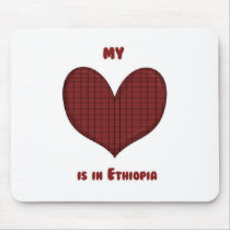 My Heart is in Ethiopia Mouse Mats