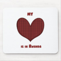 My Heart is in Rwanda Mouse Mats
