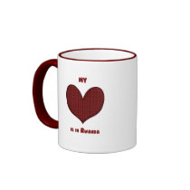My Heart is in Rwanda Coffee Mugs