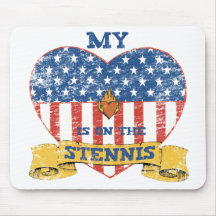 My Heart is on the Stennis Mouse Pads
