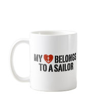 My Heart Sailor Coffee Mugs