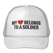My Heart Soldier Trucker Hats