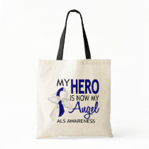 My Hero Is My Angel ALS Canvas Bags