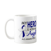 My Hero Is My Angel ALS Coffee Mug