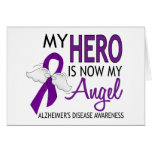 My Hero Is My Angel Alzheimer's Disease Card