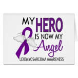 My Hero Is My Angel Leiomyosarcoma Greeting Card