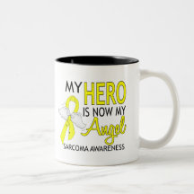 My Hero Is My Angel Sarcoma Coffee Mug