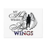 My Hero Wears Angel Wings postcards