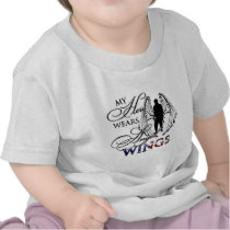 My Hero Wears Angel Wings Tshirt