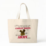 My Hero wears Combat Boots - Army Wife bags