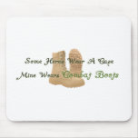My Hero Wears Combat Boots mousepads