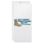 My Hero Wears Combatboots rack cards