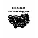 MY HOMIES ARE WATCHING YOU SPAGHETTI TOP t-shirts