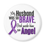 My Husband Is An Angel Pancreatic Cancer magnets