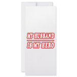 My Husband Is My Hero rack cards