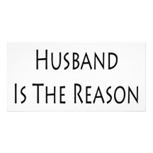 My Husband Is The Reason I Live Photo Card
