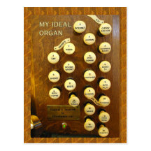 My ideal organ postcard