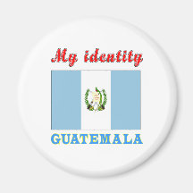 My Identity Guatemala Fridge Magnet