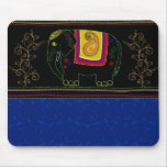 My Indian Elephant - Sapphire mousepads