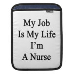 My Job Is My Life I'm A Nurse iPad Sleeves